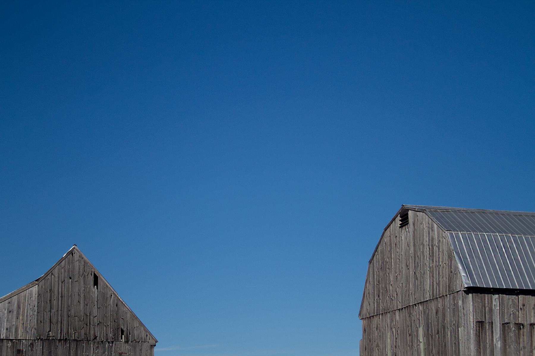 two barns